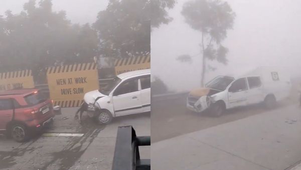 Yamuna Expressway Accident: 1 Dead, Several Injured After Dense Fog Causes Vehicle Pile-Up