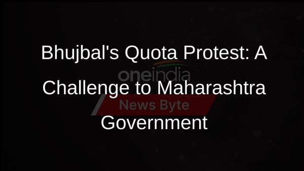 Chhagan Bhujbal Announces Protests Against Maratha Quota Decision