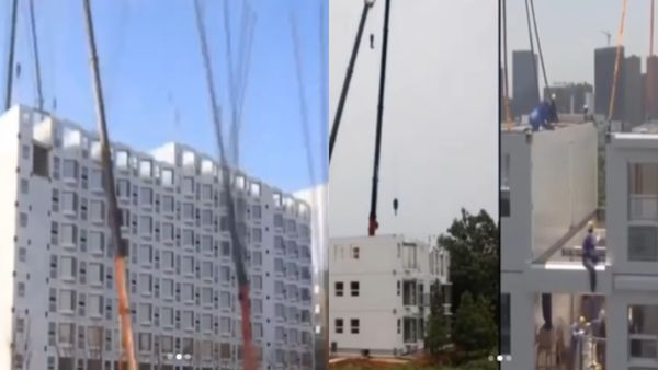 China Builds In A Blink: 10-Storey Building Constructed In Just 24 Hours!