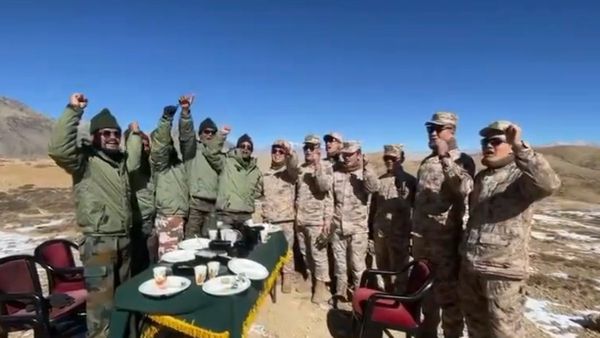 Chinese, Indian Troops Chant 'Jai Shri Ram' At LAC, Video Goes Viral