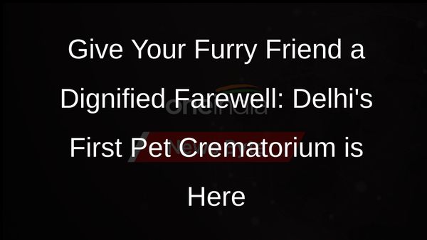 Delhi Gets Its First Eco-friendly Pet Crematorium in Dwarka