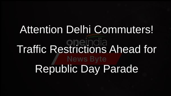 Delhi Traffic Restrictions for Republic Day Parade Rehearsals: Know Details Here