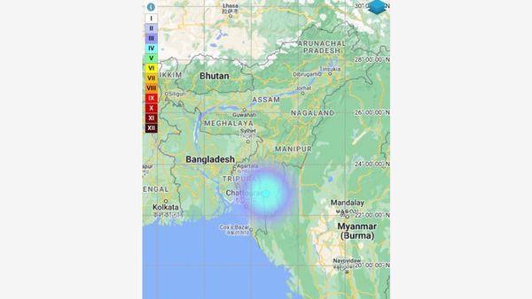 Earthquake Of Magnitude 3.5 Hits Mizoram's Lunglei