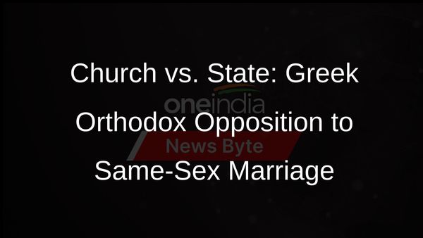 Greek Orthodox Church Clashes with Government Over Same-Sex Marriage Bill