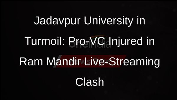 Jadavpur University Pro-VC Injured in Scuffle Over Ram Mandir Consecration Live-Streaming