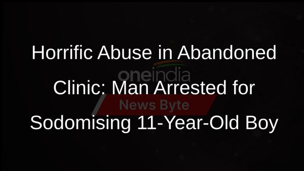 Man Allegedly Sodomises 11-Year-Old Boy in Abandoned Clinic, Arrested