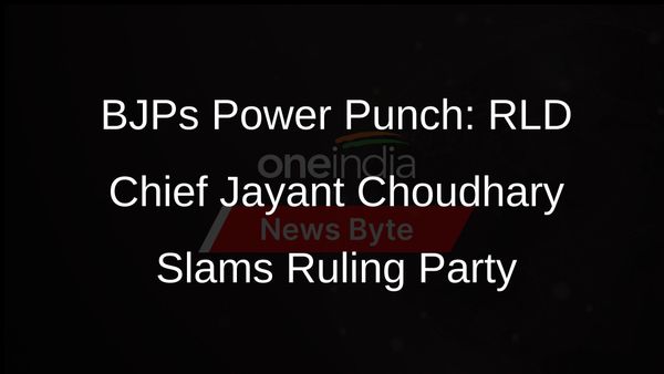 BJP Intoxicated with Power, Says RLD Chief Jayant Choudhary After Meerut Incident
