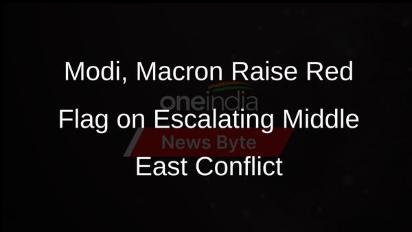 Modi, Macron Sound Alarm on Widening Middle East Conflict