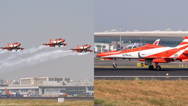 WATCH: Mumbai Air Show 2024 Paints Skies Red, Flight And Air Traffic Affected