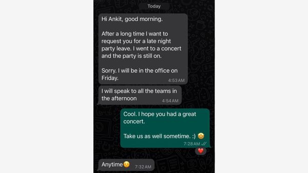 Employee Seeks 'Late-Night Party Leave', CEO's Reply Goes Viral