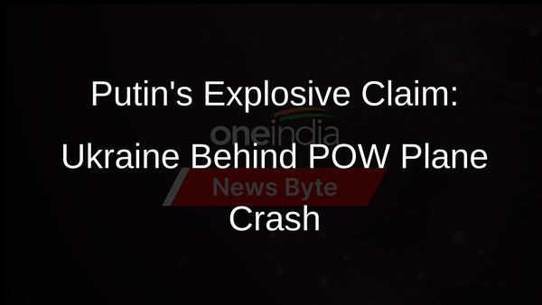 Putin Points Finger at Ukraine for Plane Crash Involving POWs