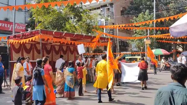 Saffron Fervor Grips Bengaluru: City Celebrates New Beginning Of 'Ram Rajya'