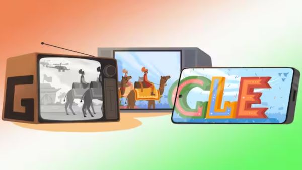 Tricolor Takes Over Screens: Google Doodle Captures Vibrant Spirit Of India's 75th Republic Day
