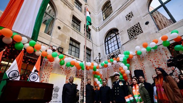 Republic Day 2024: Indian Embassy In The UK Witnesses Unfurling Tricolour
