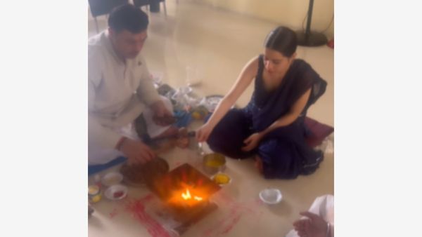 Urfi Javed Marks Ayodhya Ram Mandir Inauguration With Hawan Ceremony