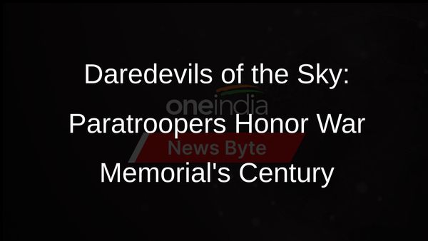 Paratroopers Salute War Memorial of Bombay Sappers Group BEGs 100th Anniversary