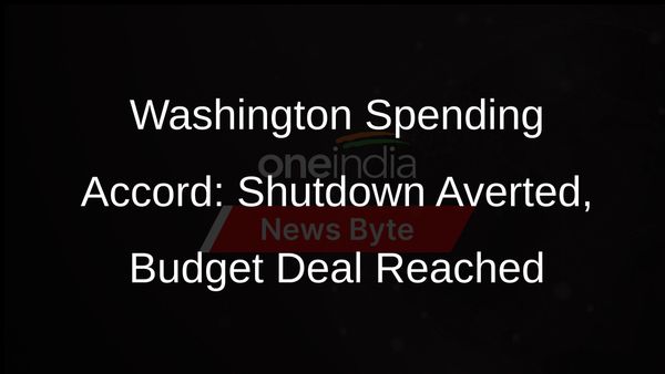 Washington Spending Agreement Reached, Avoiding Government Shutdown