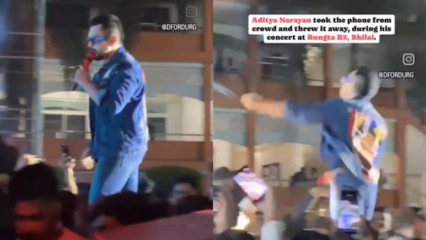 Caught On Camera: Angry Aditya Narayan Tosses Fan's Phone During Concert; Netizens Slam Singer
