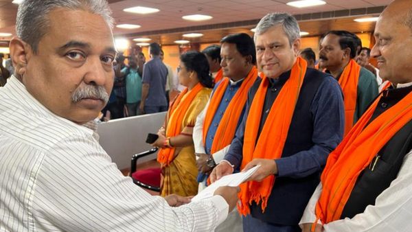 Railway Minister Ashwini Vaishnaw Files Nomination For RS Polls From Odisha