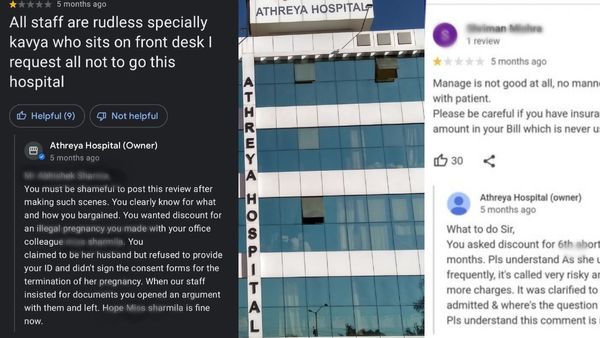 Bengaluru's Athreya Hospital Faces Backlash For 'Rude' Responses On Google Reviews