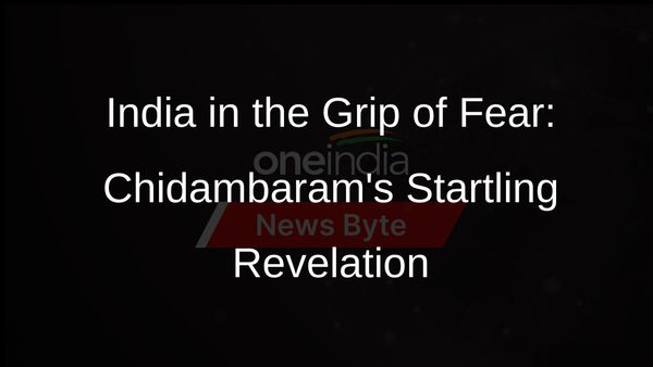 Fear Dominates India, Says P Chidambaram, Citing Lack of Fearless Individuals