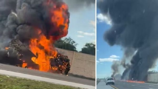 Fatal Plane Crash On Florida Highway Caught On Horrifying Videos, Leaves 2 Dead