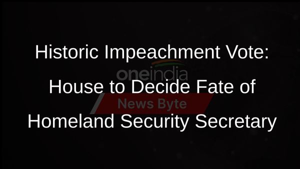 House to Vote on Impeaching Homeland Security Secretary Mayorkas