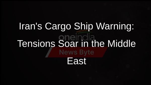 Irans Warning to US Over Cargo Ships Raises Concerns in Middle East
