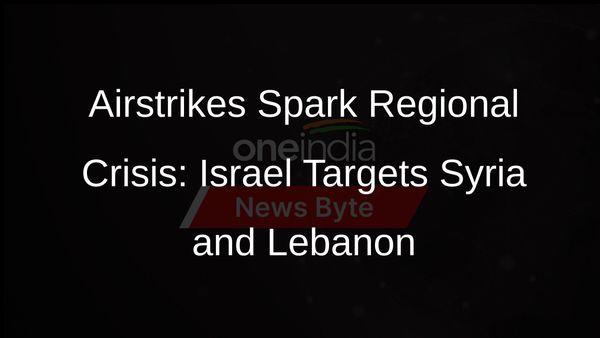 Israeli Strikes Hit Damascus, Triggering Regional Tensions