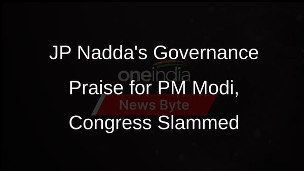 JP Nadda Hails PM Modis Governance, Slams Congress for Misgovernance