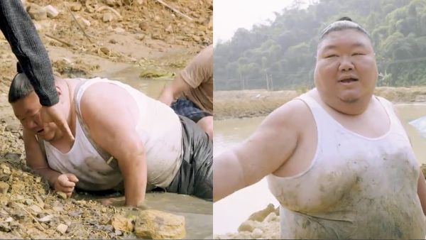 WATCH | Nagaland Minister's Muddy Pond Mishap Gets JCB Twist Plot