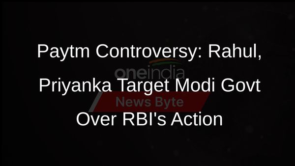 Regulatory Institutions Destroyed Under Modi Govt, Allege Rahul, Priyanka Over RBI Action Against Paytm