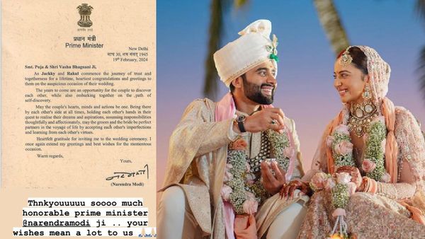 PM Modi Sends Heartfelt Wishes To Newlyweds Rakul Preet Singh And Jackky Bhagnani