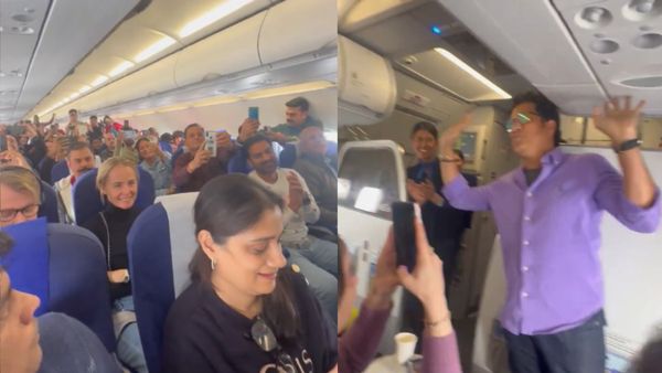 Sachin, Sachin! Fans Greet Indian Cricket Legend With Loud Chants On Plane