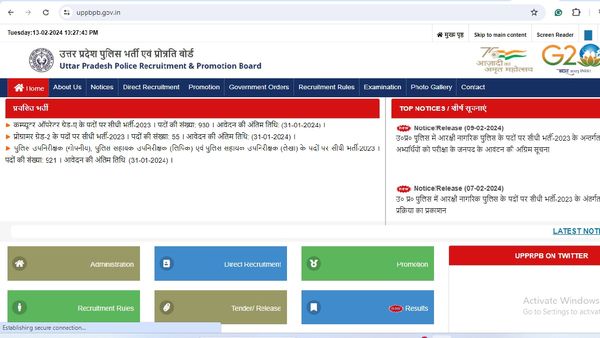 UP Police Constable Exam Admit Card 2024 Released; Check Steps To Download