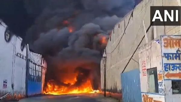 Delhi Fire: Massive Fire Erupts At A Factory In Alipur