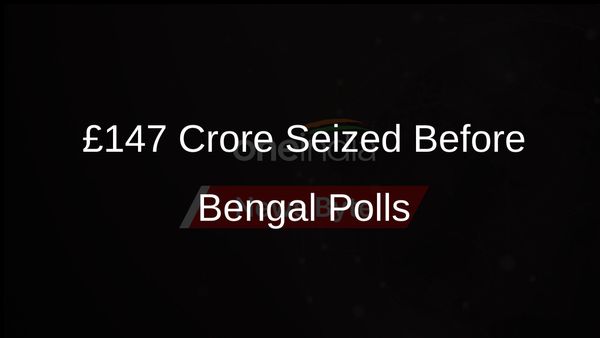 West Bengal Sees £147 Crore in Election Seizures Including Cash and Gold