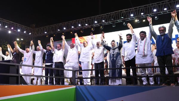 INDIA Bloc Leaders Grace Congress' Bharat Jodo Nyay Yatra In Maharashtra