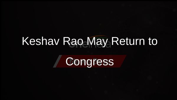 Senior BRS Leader Keshav Rao Eyes Return to Congress in Political Realign