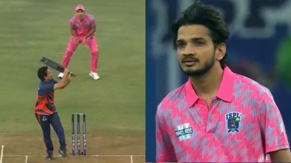 ISPL 2024: Bigg Boss 17 Winner Munawar Faruqui Gets Sachin Tendulkar's Wicket, Watch How He Celebrated