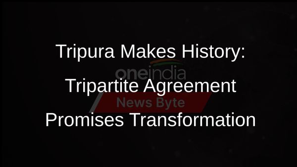 Historic Step: Tripura Inks Tripartite Agreement for Lasting Peace and Progress
