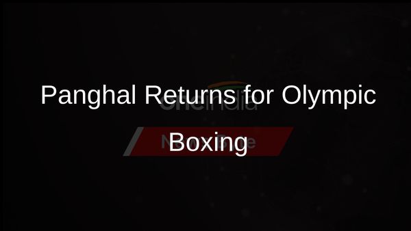 Amit Panghal Rejoins Indian Squad for Boxing Olympic Qualifiers in Bangkok