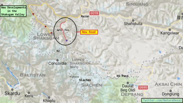 China Building Road In Occupied Kashmir Near Siachen: Satellite Images Show