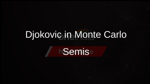 Djokovic Advances to Monte Carlo Masters Semifinals, First Time Since 2015