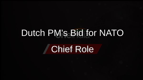 Outgoing Dutch PM Seeks Erdogan's Support for NATO Secretary General Bid