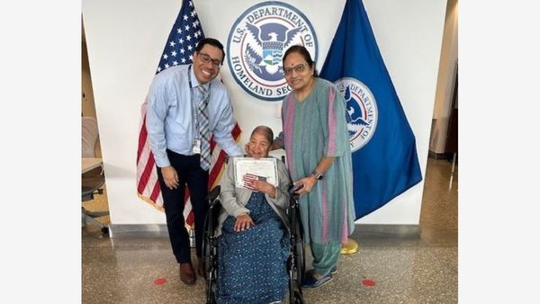 Indian Woman, 99, Gets US Citizenship: Netizens Question American Dream
