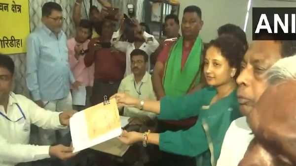 Kalpana Soren Files Nomination For Gandey Assembly Seat As JMM Candidate | WATCH