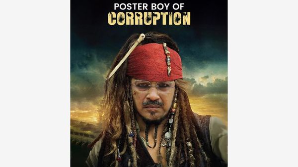 Delhi BJP Tags CM Arvind Kejriwal As 'The Poster Boy Of Corruption', Drops His Poster Dressed As A Pirate