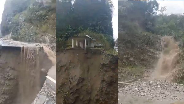Massive Landslide Blocks Arunachal Pradesh's Dibang Valley Road Near Indo-China Border
