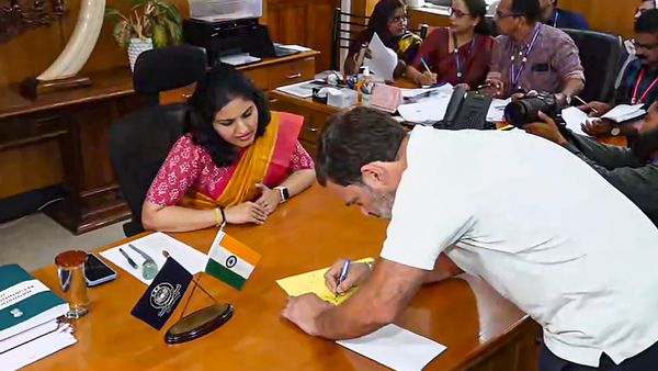 Lok Sabha Election 2024: Rahul Gandhi Files Nomination Papers From Kerala's Wayanad LS Seat